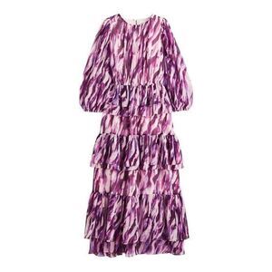 H&M Multicolor Long Sleeve Dress